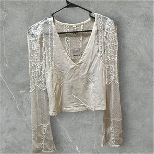 Free People Intimately Bell Sleeve Top